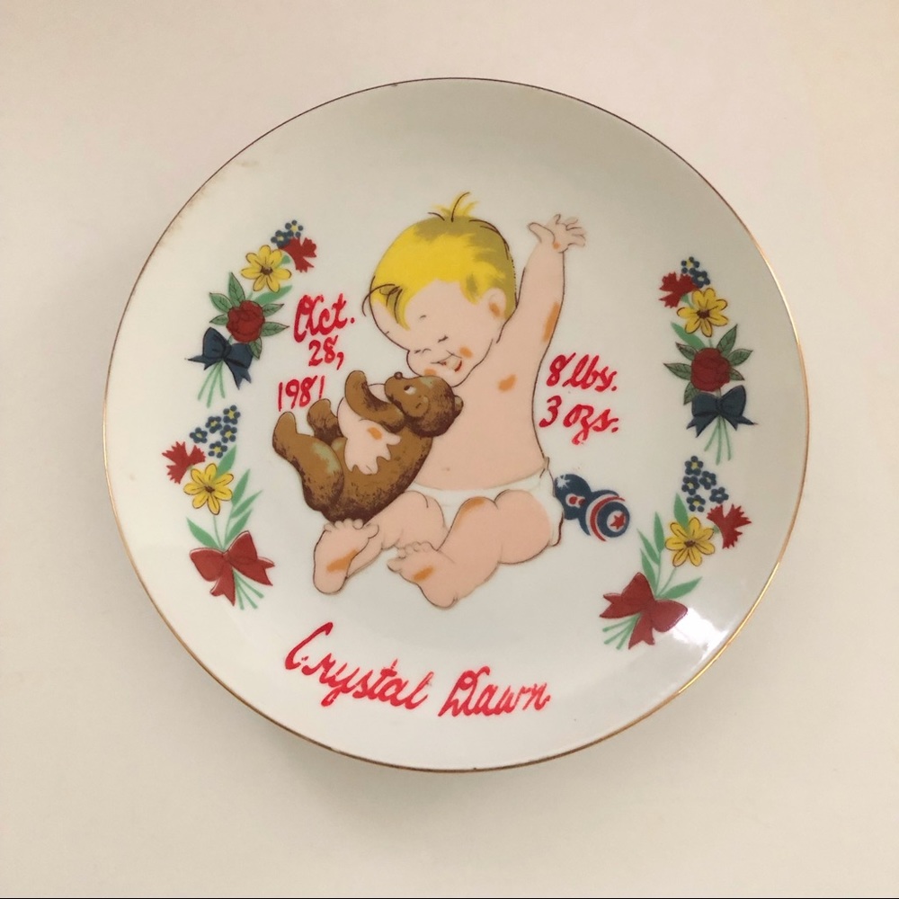 Vintage Decorator Plate